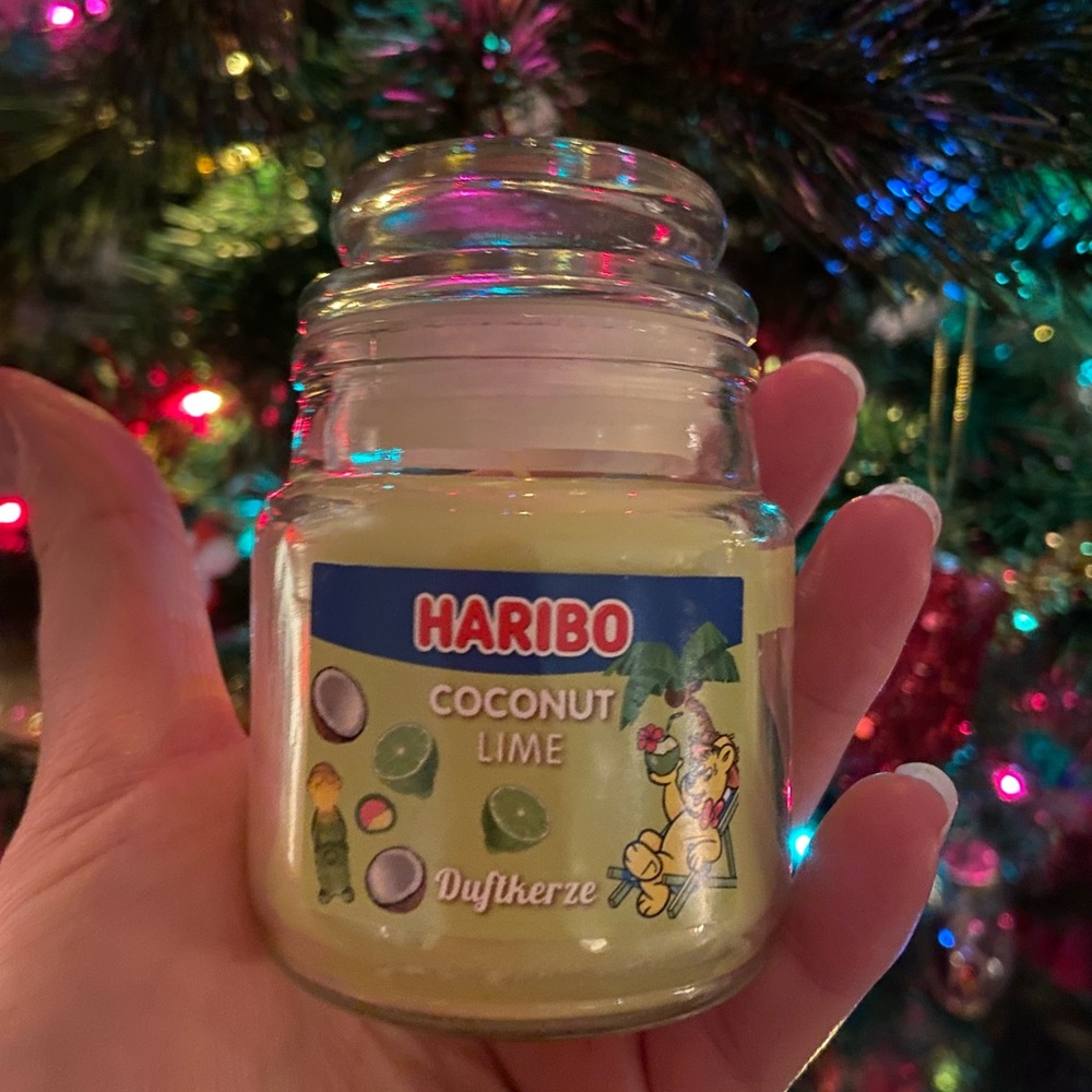 Haribo candle coconut lime